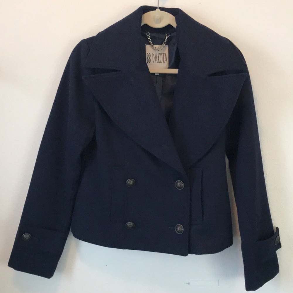 Navy BB Dakota Coat